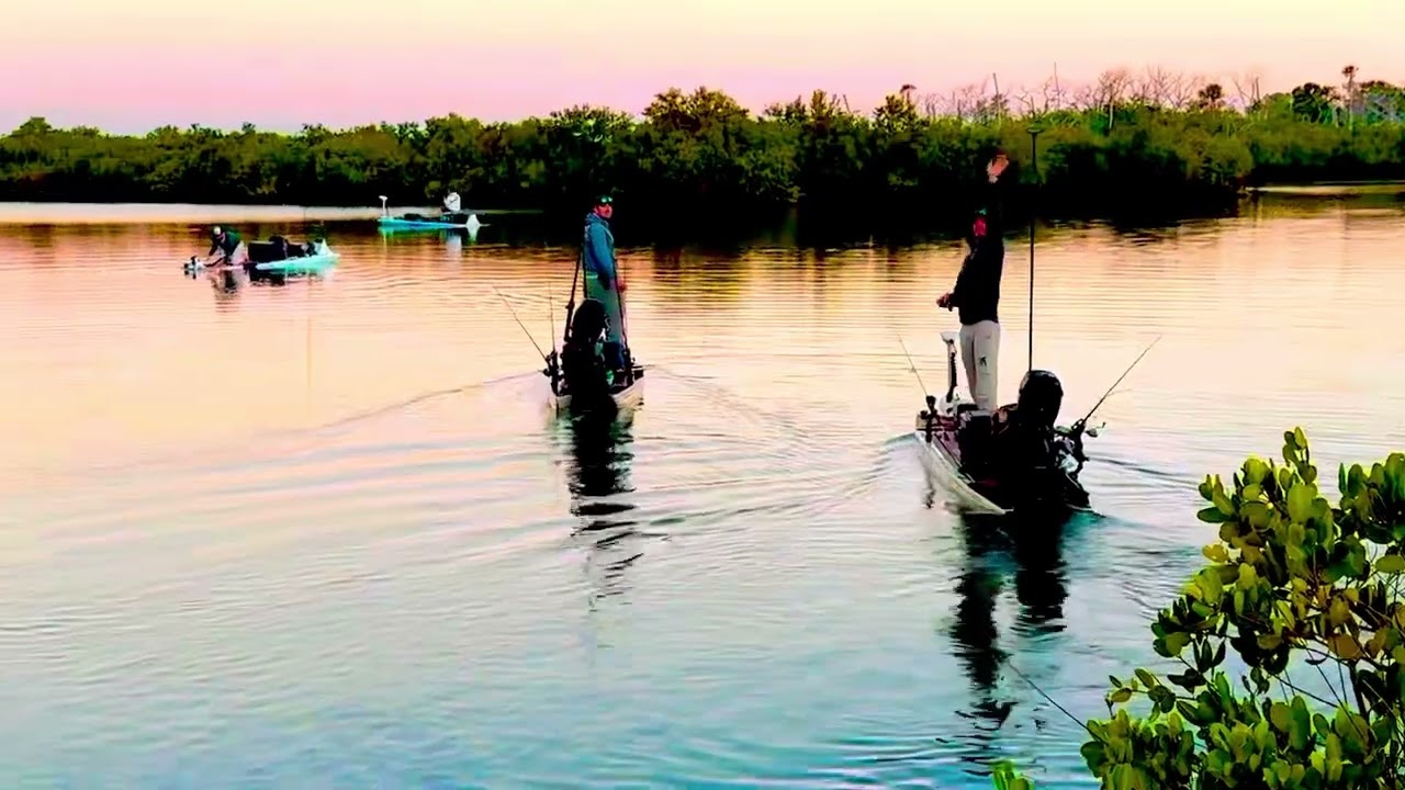 Owners running their SUP Customs rigs together at sunrise